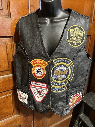Biker vest mob xxl leather - biker,