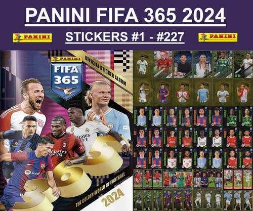 2024 panini fifa 365 - 365, stickers
