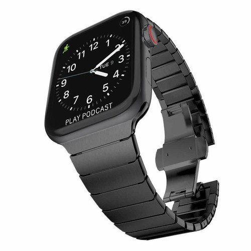 Metal steel link band strap - steel,