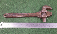 Vintage Greenfield Little Giant 8" Adjustable Pipe Wrench 1913 Usa