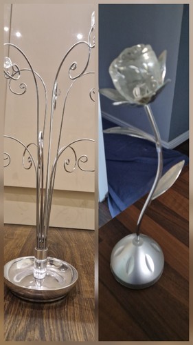 Jewellery stand metal rose - stand, &