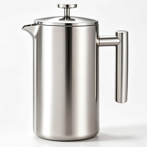 French press stainless - french,