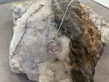 Clogau Welsh Silver & 9ct Rose Gold Libra Constellation Pendant 22" Rare Wales