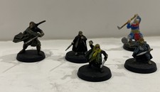 5 xFellowship of the Ring members Warhammer table top miniature figurines 2003