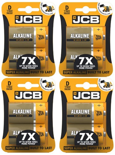 Jcb super alkaline batteries - super,