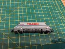 Graham Farish 377-104A JGA Bogie Hopper with Hopper Cover Tilcon Grey N Gauge