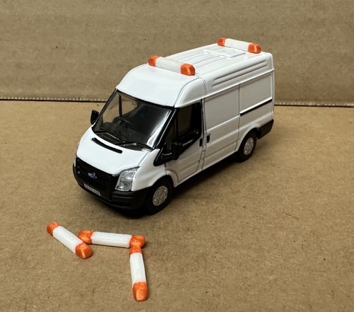 Scale white orange beacon - 1/76,