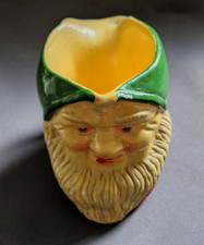 Gnome small Character Toby Jug in chalkware by Friarware - 3" high