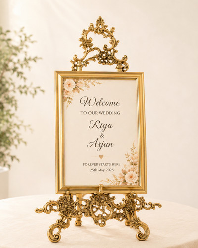 Cast brass display picture - 9"cast,