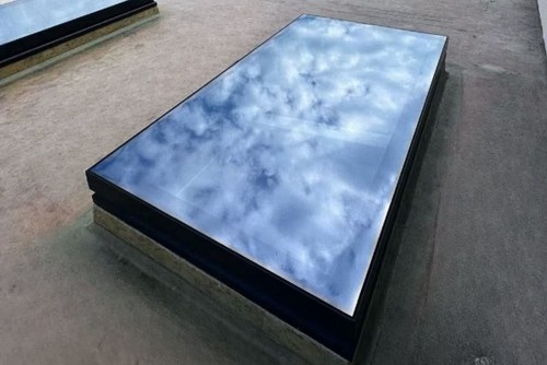 600x1200mm aluminium rooflight - 600x1200mm,
