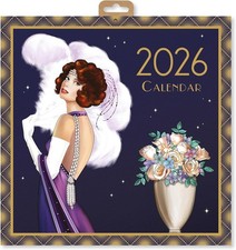 Claire Coxon - Art Deco -  2026 Square Wall Calendar