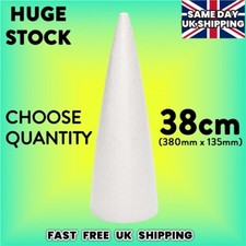 XL 38cm tall Polystyrene Cones