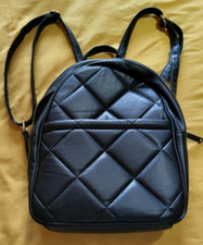 Primark Women's Black Quilted Backpack
