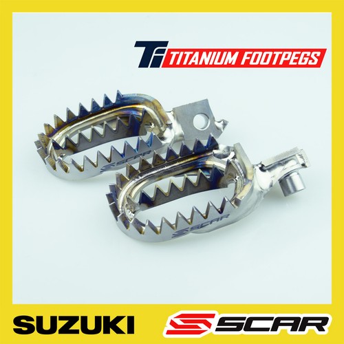 Titanium footpegs - titanium,