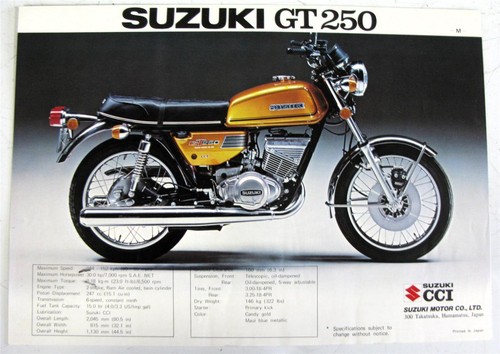Suzuki gt250 gt380 m - gt250,