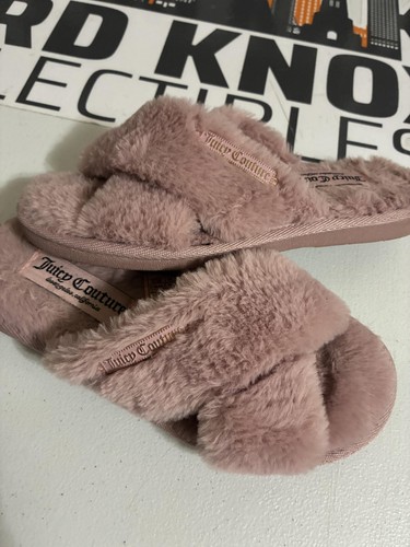 Juicy couture faux fur - couture, slide