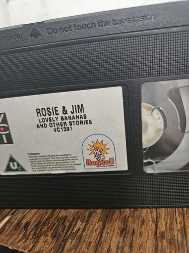 Rare rosie jim vhs - rosie, &
