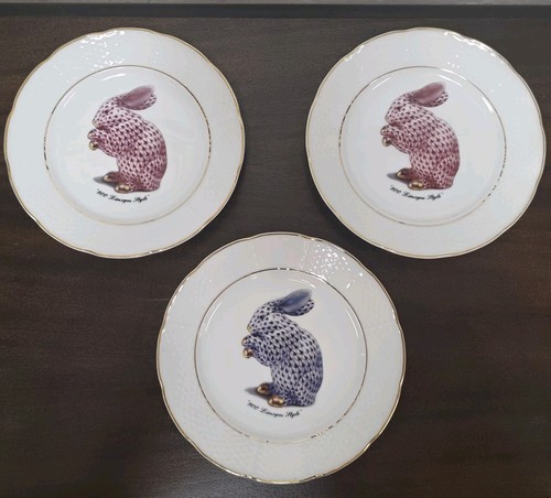 Vintage herend blue and red - blue,