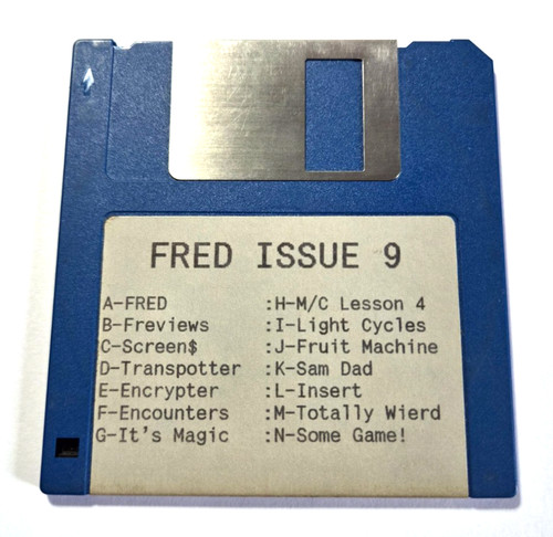 Fred issue sam - -, disk