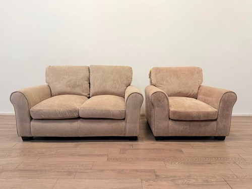 Taylor beige fabric seater - beige,