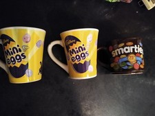 Two Cadbury Mini Egg Mugs +
