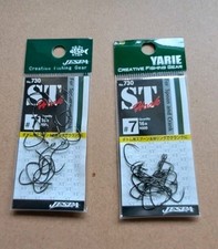 Single Hooks For Spoons And Crankbait Lures From Yarie,japan, size 7,Barbless