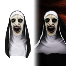 Nun Scary Halloween Mask, The