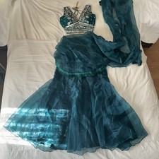 Stunning pre-pleated organza