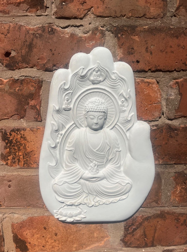 Large white buddha themed - large,