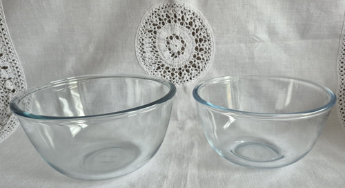Two vintage pyrex - two,