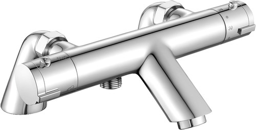 Round thermostatic bath shower - round,