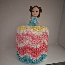Retro Toilet Roll Cover Doll
