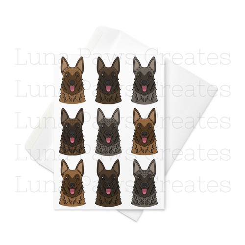 Dutch shepherd card - dutch, card,