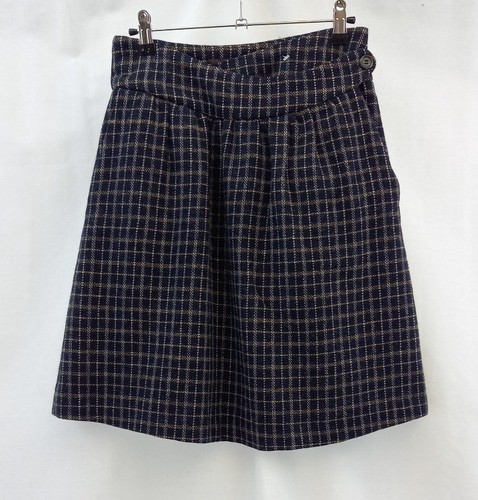 Moloh black check skirt - check, 100%