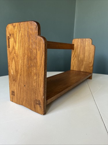 Vintage oak book stand - book,