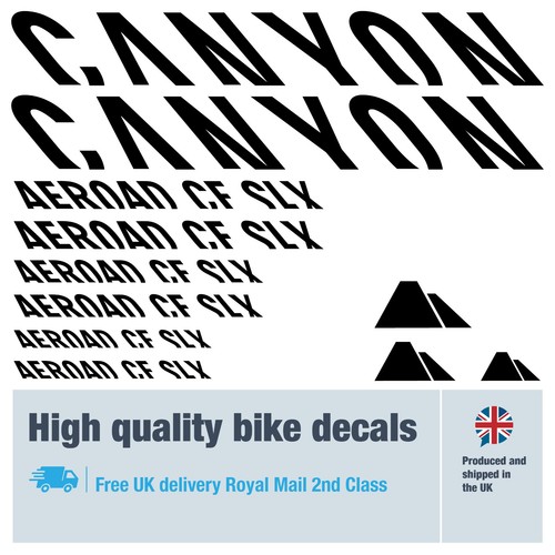 Canyon aeroad bike decals - aeroad,