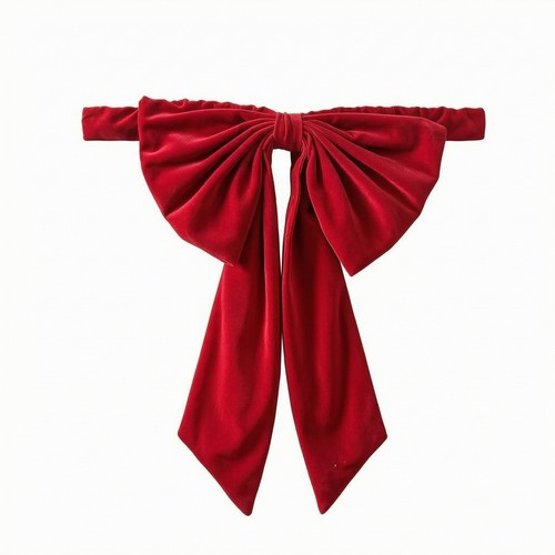 Velvet chair bow with - velvet,