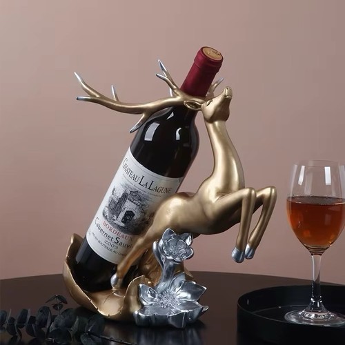 Nordic red wine deer rack - red,