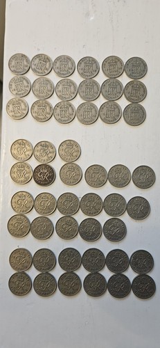 Sixpence 1948 1951 king - sixpence, 1948-1951