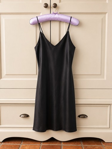 Vintage tesco black - satin, slip