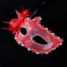 Side Flower Masquerade Mask