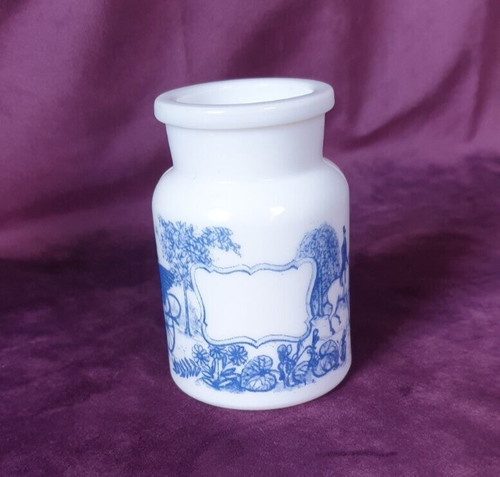 Vintage belgian milk glass - milk,