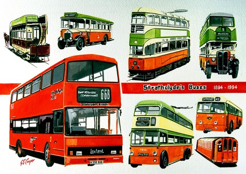 Strathclyde buses trolleys - strathclyde,
