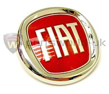 Fiat Grande Punto Panda Doblo Rear Tailgate Red Boot Badge Genuine 735577820