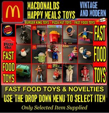 Vintage & Modern McDonalds / Burger King + Other Promotional Toys (Select Item)