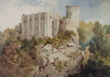 Original Watercolour, 'Falaise - Brittany', Late 19th C, Lady North