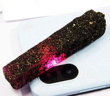 90.6x20x19.6 mm Natural 270.90 Ct Earth Mined Red Ruby Rough Loose Gemstone Rod