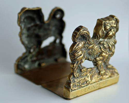Antique lovely pair brass - pair,