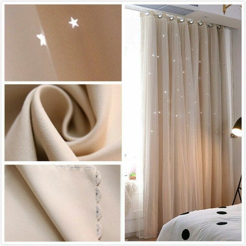 1pc blackout curtains double - blackout,