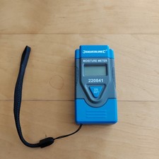 Silverline 220841 Digital Moisture Meter Wood: 6-42% Concrete: 0.2-2%